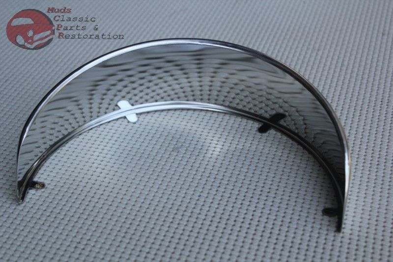 7" Outer Mounted Head Lamp Light Trim Visor Jeffrey Allen Style Custom